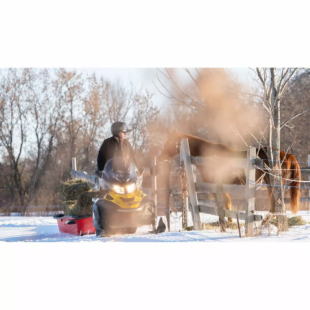 Pelicansport Trek Sport 94 Utility Sled With Runners. Tow Hitch & Travel Cover Sleds