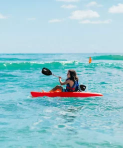 Pelican Sport Combo - 2 Solo Kids Kayaks With Paddles And Backrest - Red Kayaks, SUP, Boats And Sleds