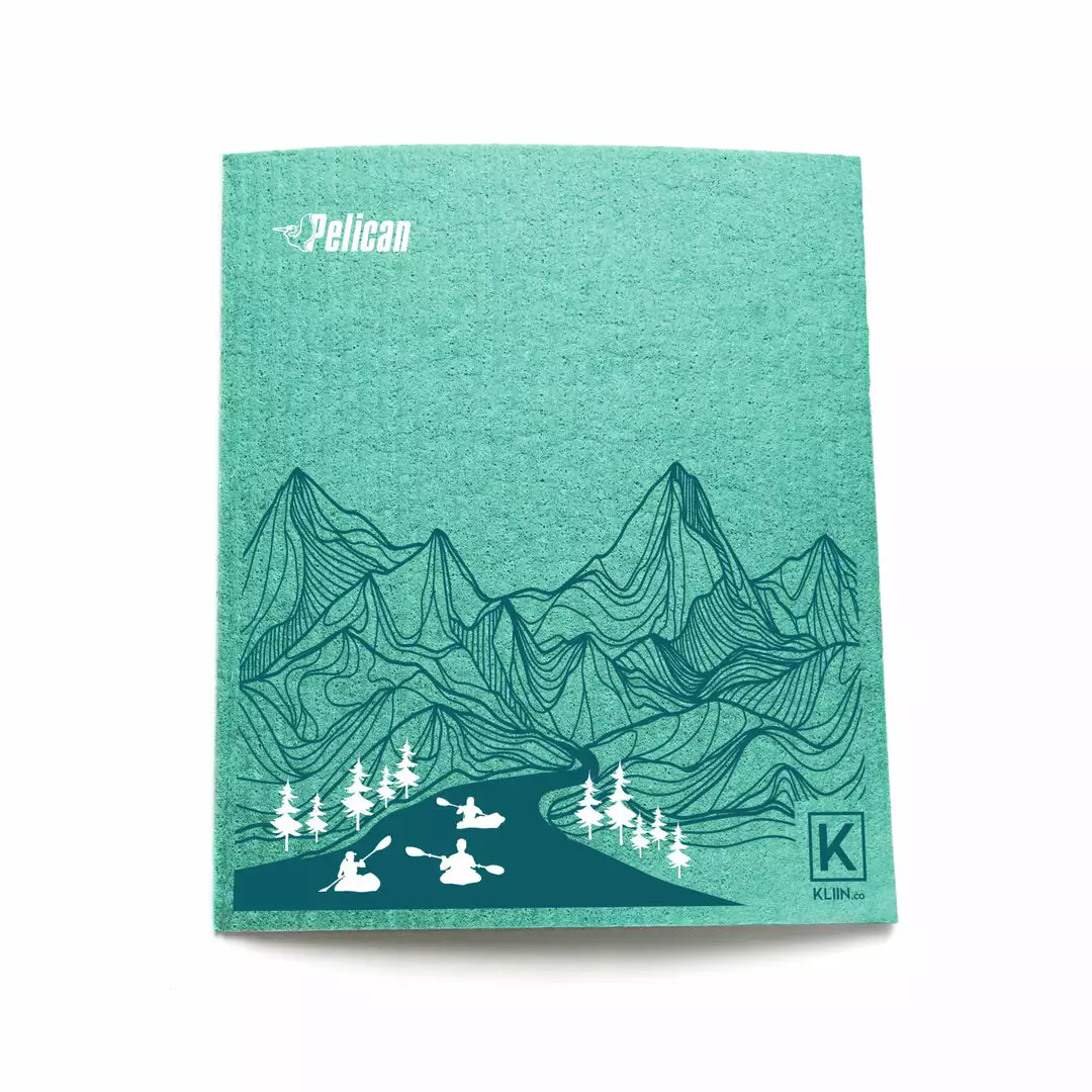 Pelican Sport Accessories Collaboration Kliin Mountains - Small Reusable And Compostable Towel