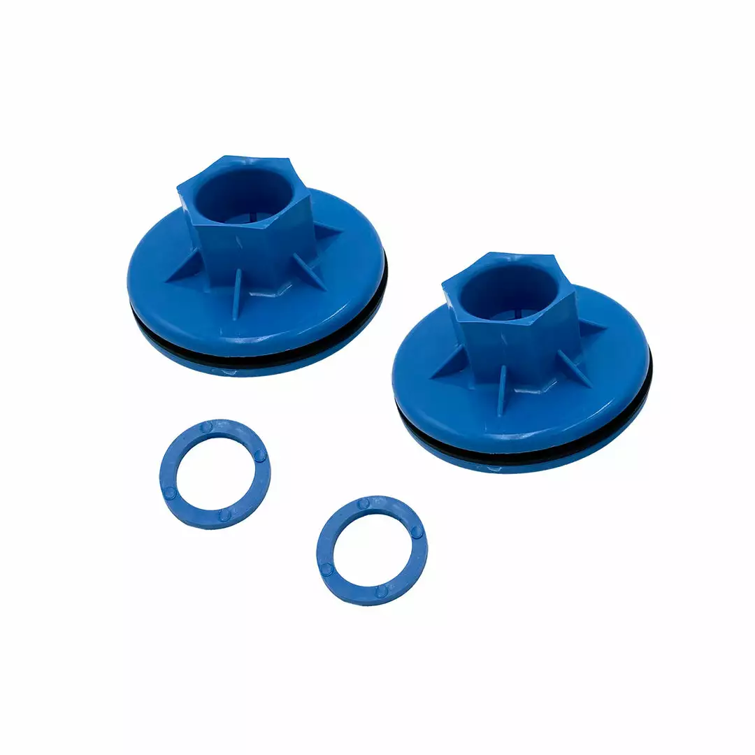 Pelicansport Pedal Boat Wheel Bushings In Azure Blue - Pack Of 2