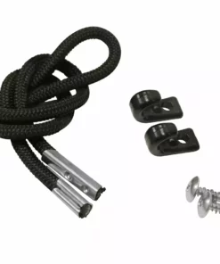 Pelicansport Parts Black 20" (51 Cm) Paddle Tie-down With Hook