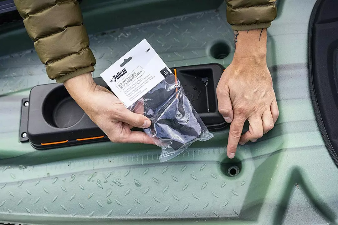 Pelicansport Accessories Scupper Plugs For Kayak. Pack Of 4. Medium