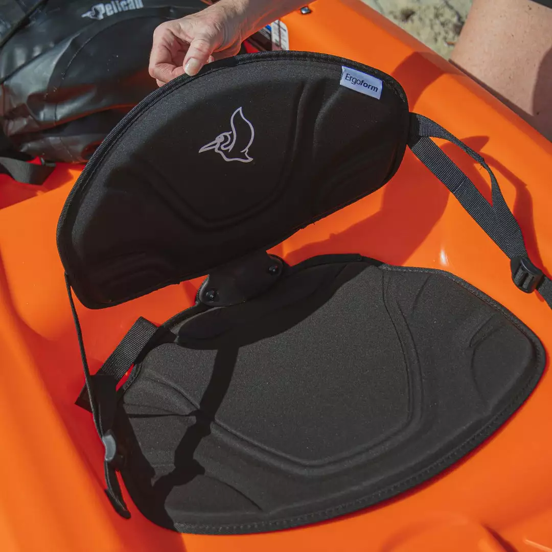 Pelicansport Ergoformâ„¢ Backrest Only - Black & White Parts