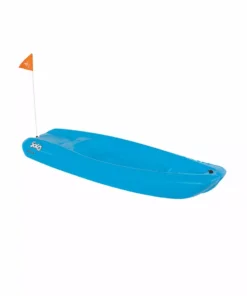 Pelican Sport Kayaks, SUP, Boats And Sleds Combo - 2 Solo Kids Kayaks With Paddles - Blue