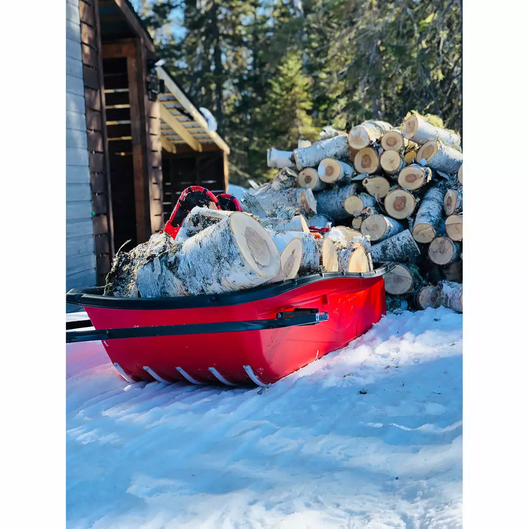 Pelicansport Trek Sport 75 Utility Sled With Runners. Tow Hitch & Travel Cover